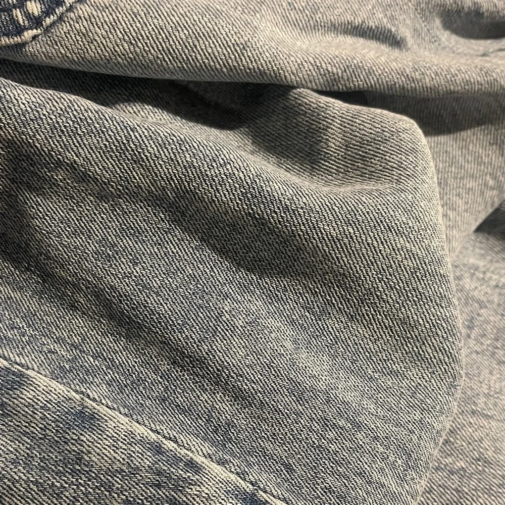 Y2K Rewash Casual Relax Medium Blue Stonewash Denim Pants Size 7/28 - Picture 8 of 9